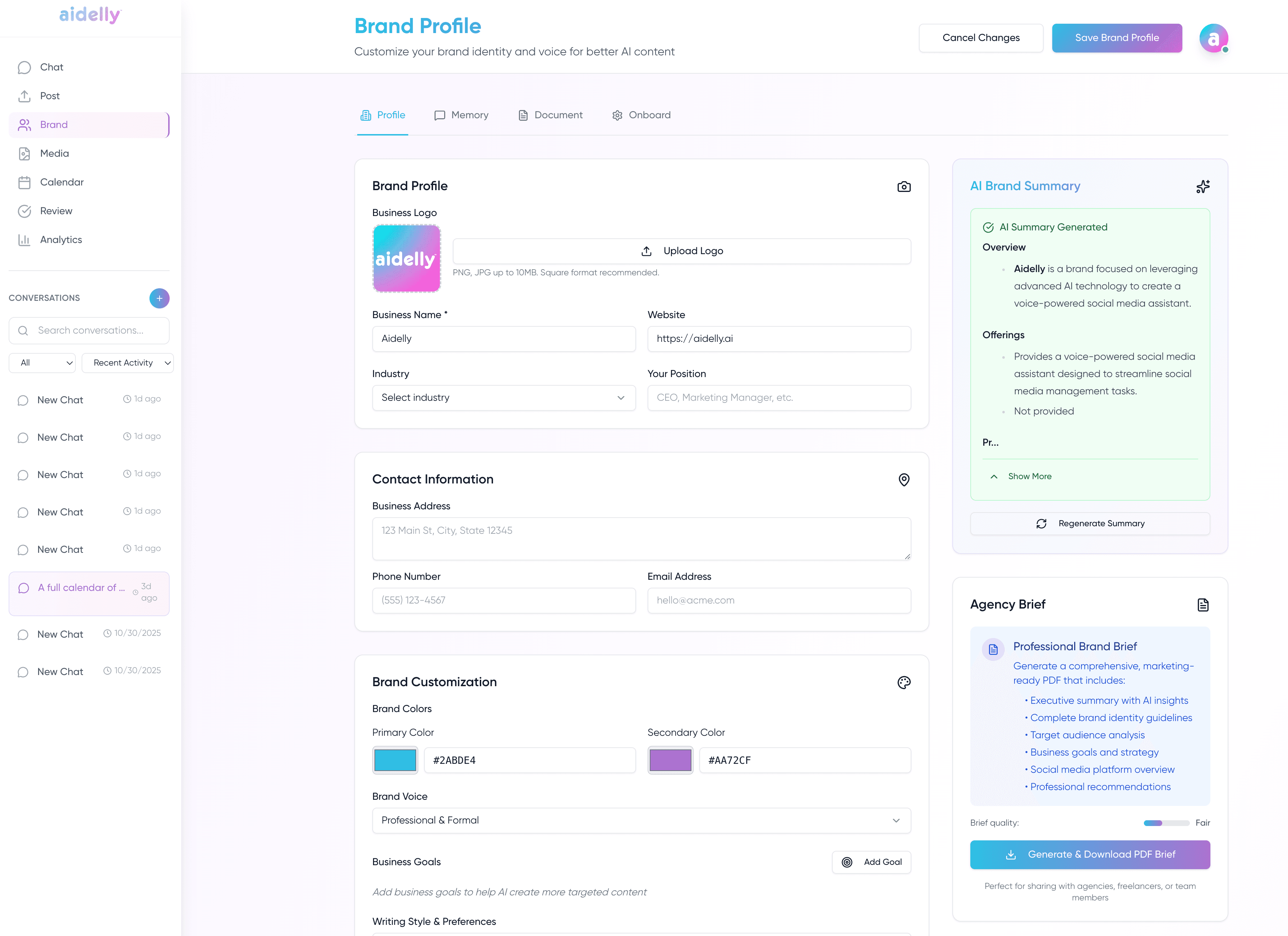 Sounds like you. Writes better.