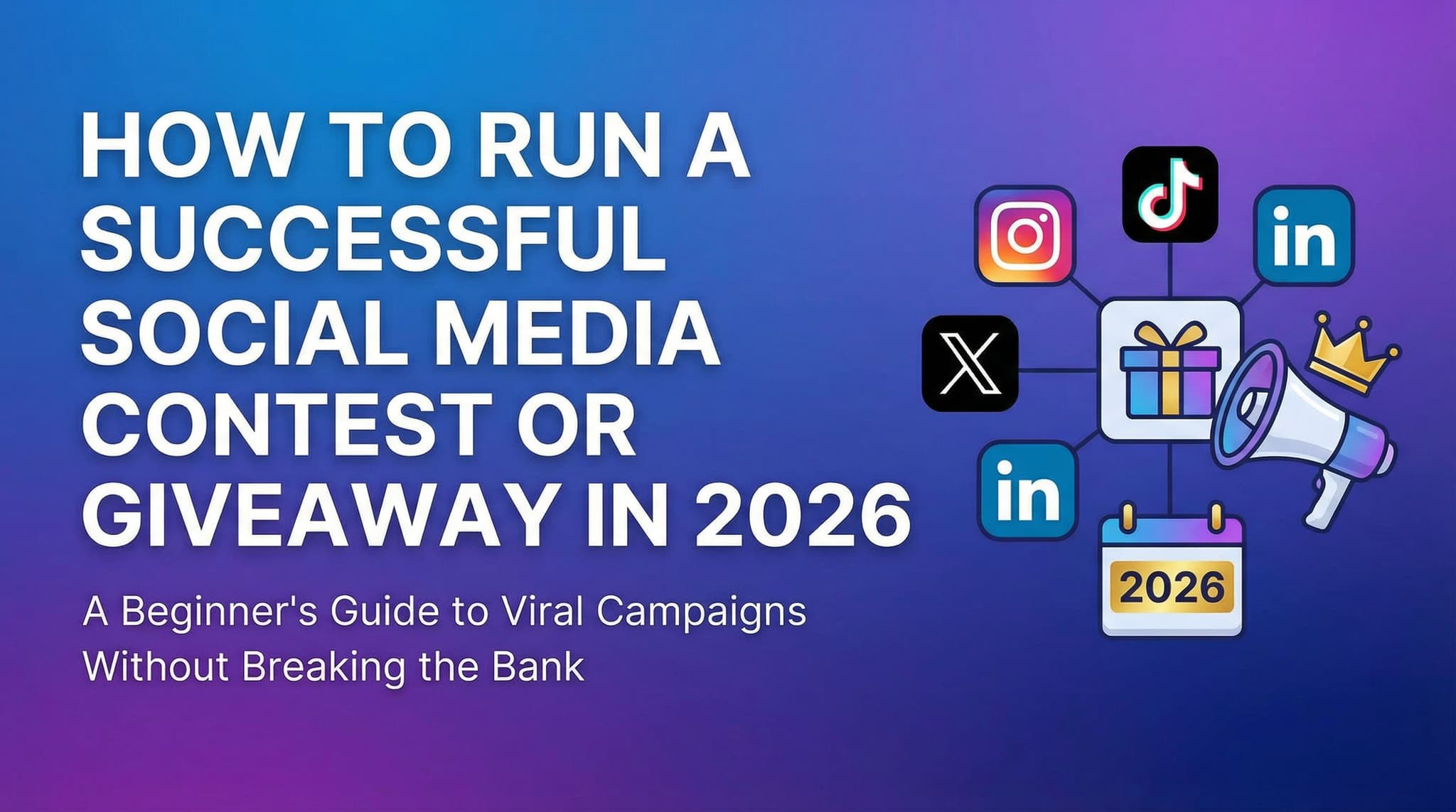 How to Run a Successful Social Media Contest or Giveaway in 2026: A Beginner's Guide to Viral Campaigns Without Breaking the Bank
