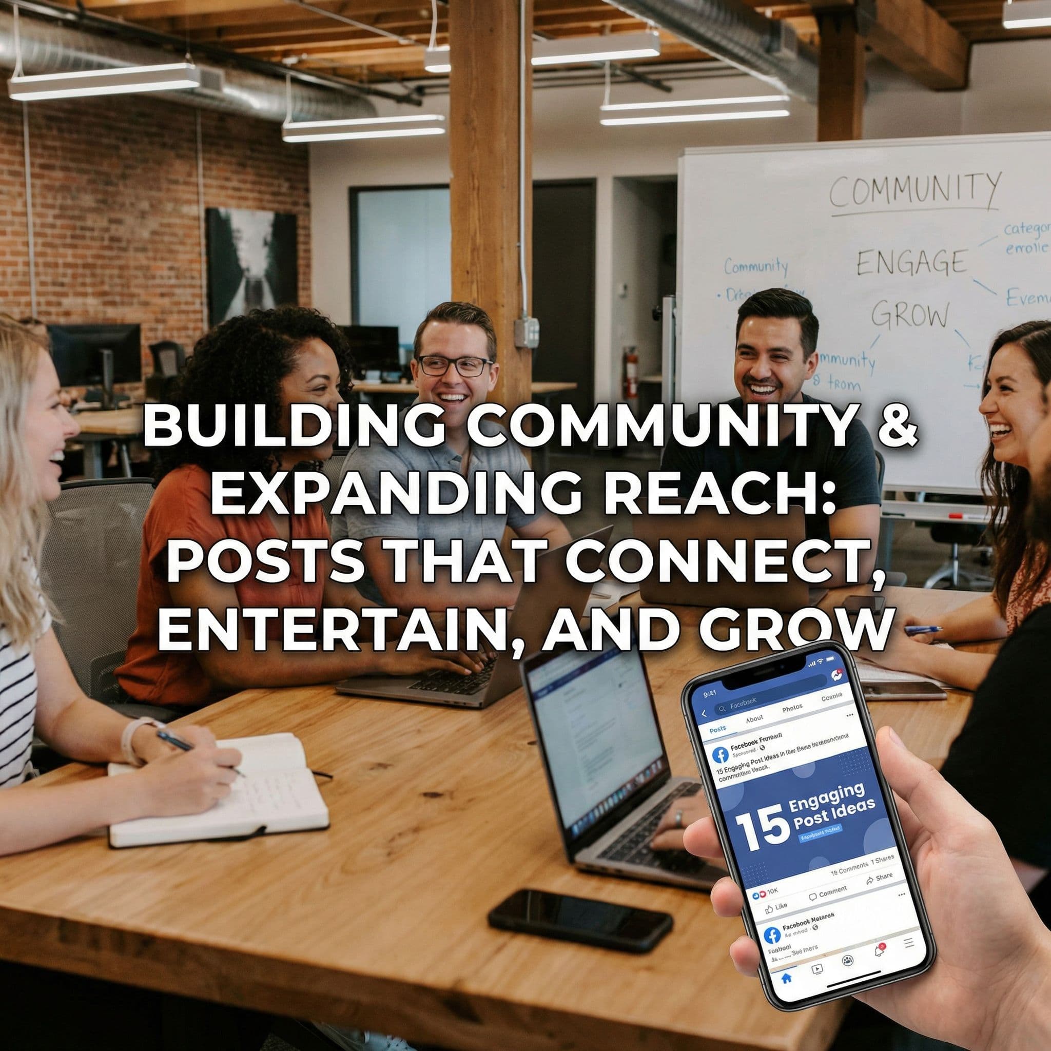 Building Community and Expanding Reach: Posts That Connect, Entertain, and Grow
