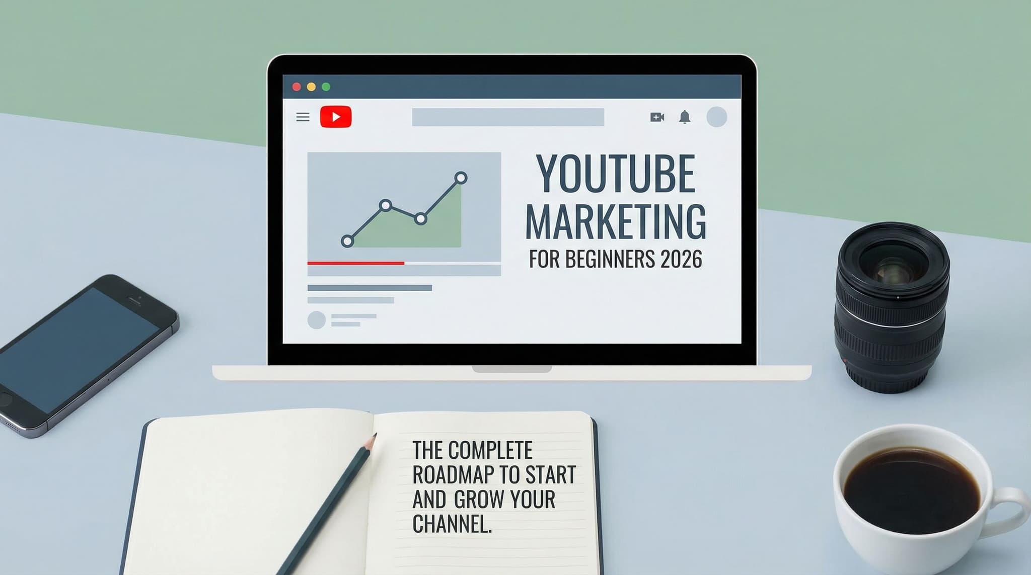 YouTube Marketing for Beginners 2026: The Complete Roadmap to Start and Grow Your Channel