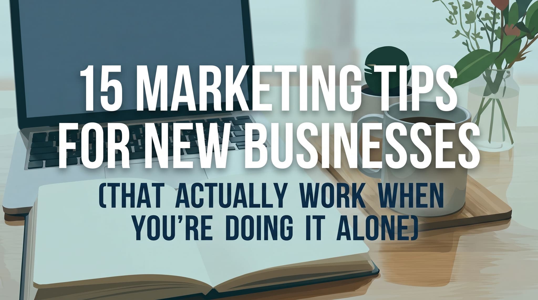15 Marketing Tips for New Businesses (That Actually Work When You're Doing It Alone)