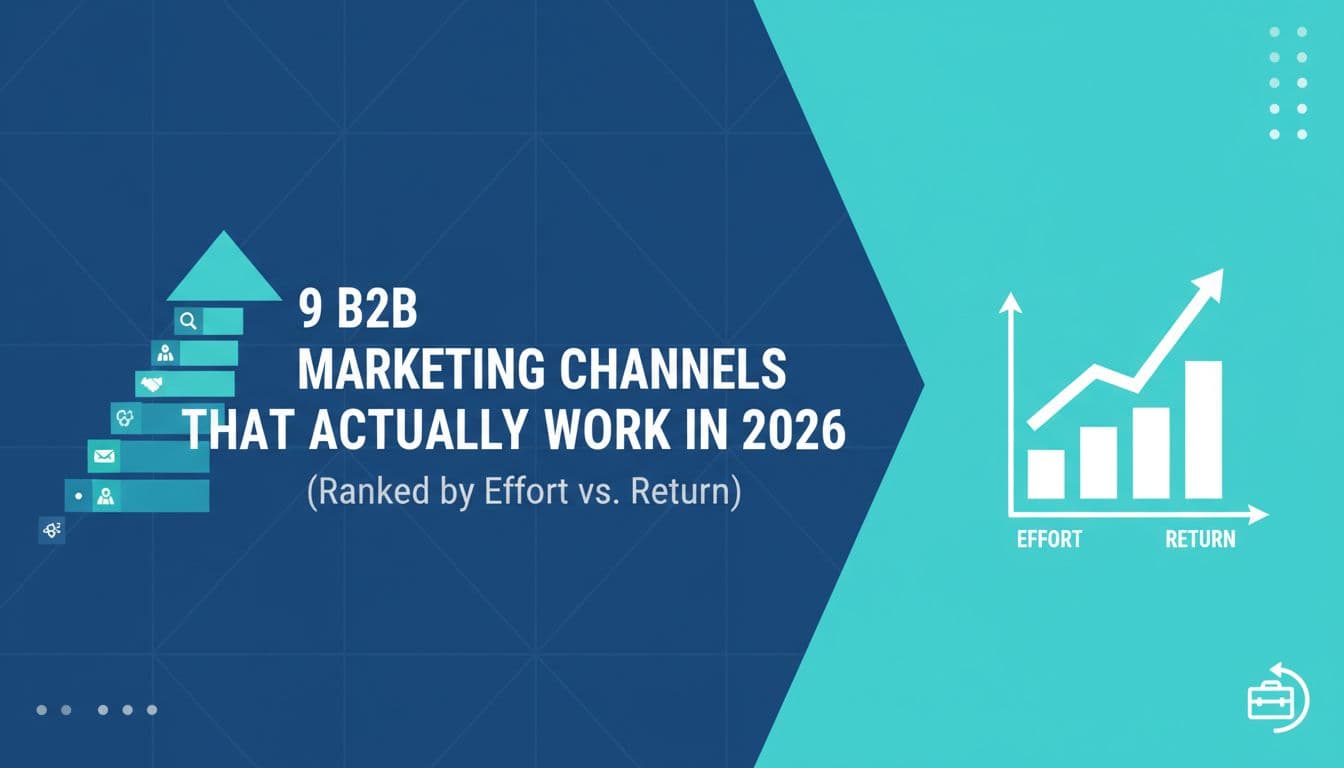 9 B2B Marketing Channels That Actually Work in 2026 (Ranked by Effort vs. Return)
