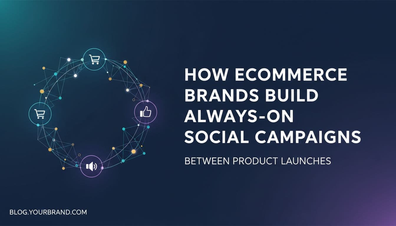 How Ecommerce Brands Build Always-On Social Campaigns Between Product Launches